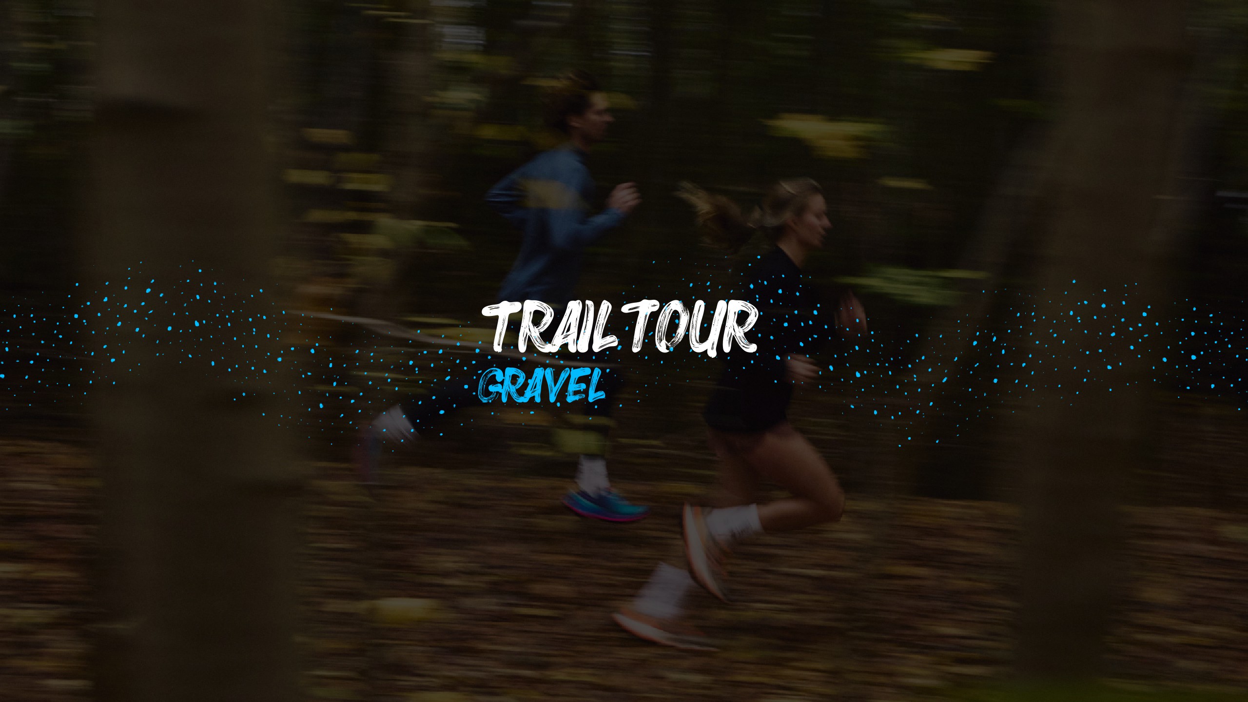 Trail runner in action